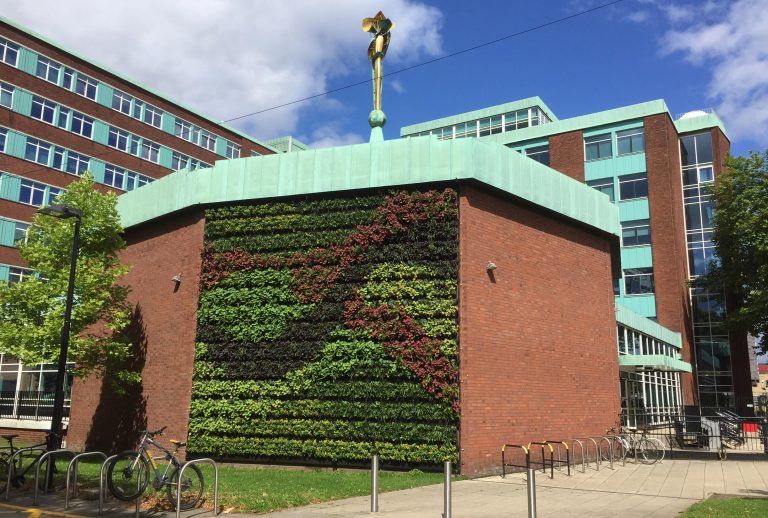 Inleaf Installs Manchester University’s First Living Wall