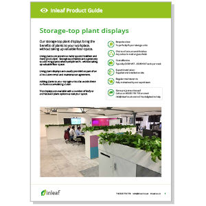 Storage-top Plant Displays