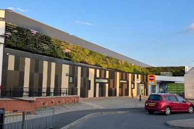 Chorley town centre’s first living wall: Transforming the bus station into a green landmark