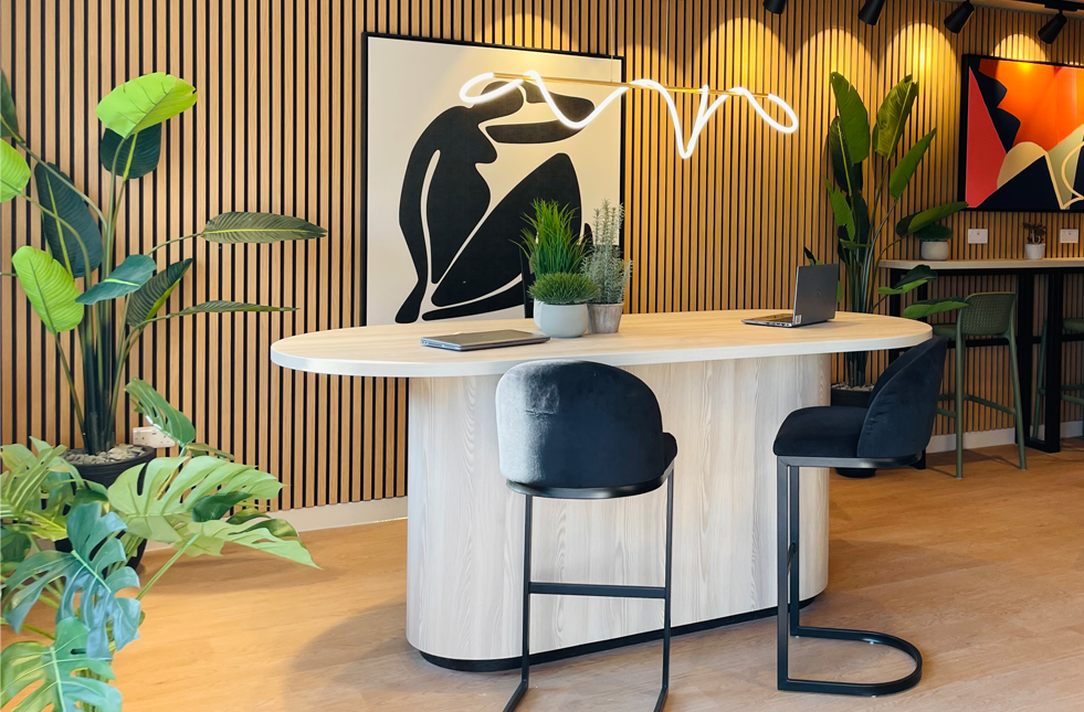 Green study zones: Artificial planting at student accommodation in Glasgow